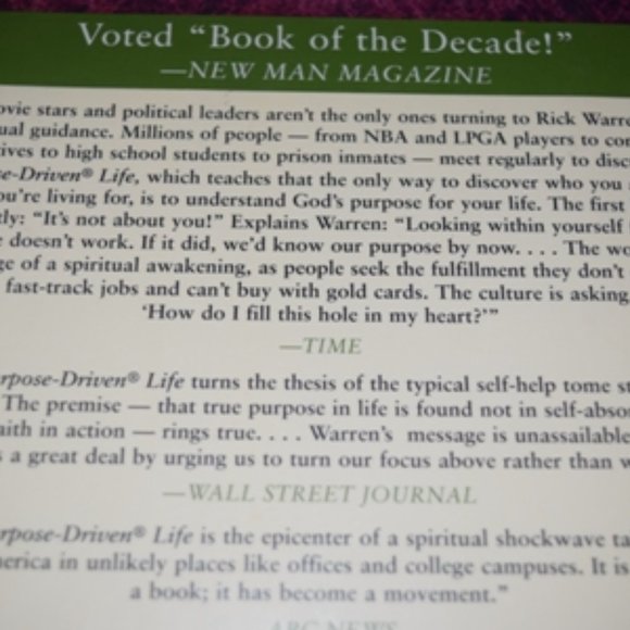 Book:  "Purpose Driven" - Picture 4 of 6